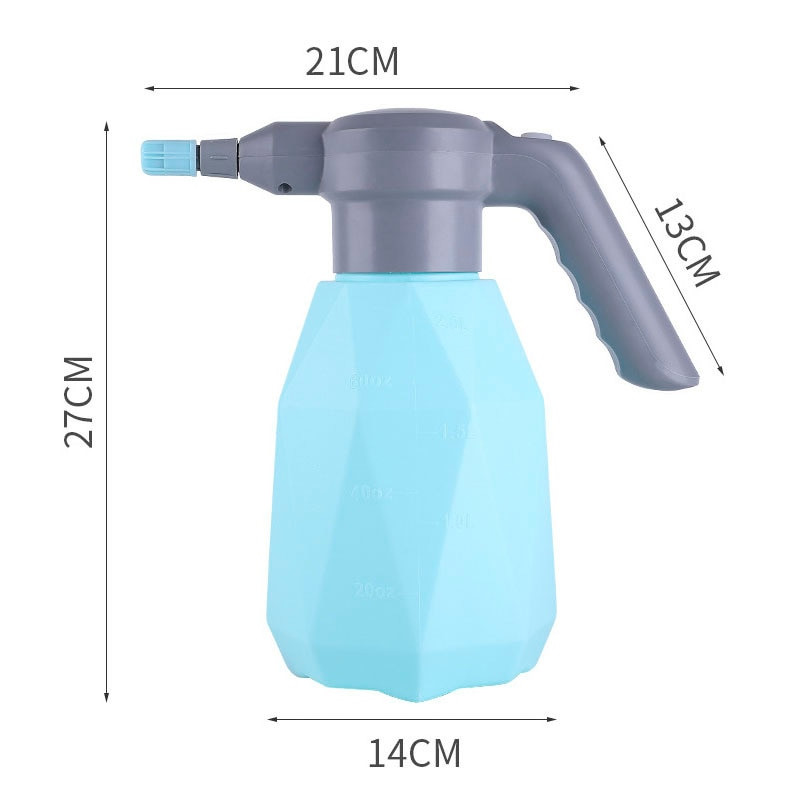 Sticlă de pulverizare electrică de 1,5 l/2 l pentru grădinărit, cutie de udat automată reîncărcabilă, pulverizator de uz casnic cu duză reglabilă.