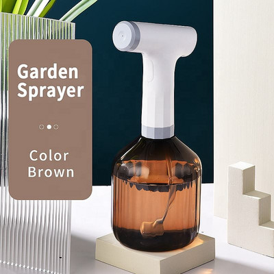 Adapator electric portabil de 900 ml Pulverizator electric de gradina, reincarcabil prin USB, pulverizator de apa cu abur Nano, cutie de udat automata