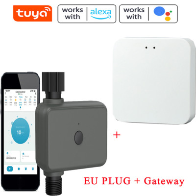 Tuya APP BT vízidőzítő esőkésleltetés programozható öntözési időzítő, automatikus és kézi öntözési hub szükséges az Alexa Google számára