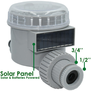 KESLA Garden Solar Battery Powered Watering Timer Πότισμα σταγόνων Θερμοκηπίου Ηλεκτρονικό αυτόματο σύστημα ελέγχου ποτίσματος