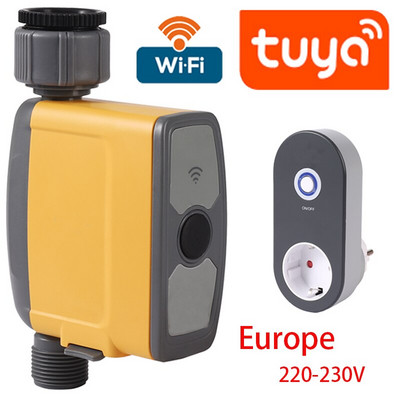Wifi Tuya, automată, pentru casă inteligentă, programabilă prin picurare, udare, udare, temporizator, sistem de controler, valvă de programare pentru grădină