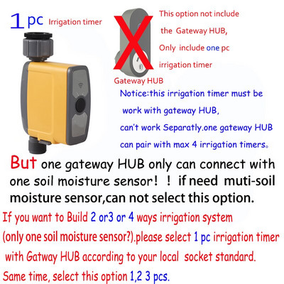 Wifi Tuya, automată, pentru casă inteligentă, programabilă prin picurare, udare, udare, temporizator, sistem de controler, valvă de programare pentru grădină