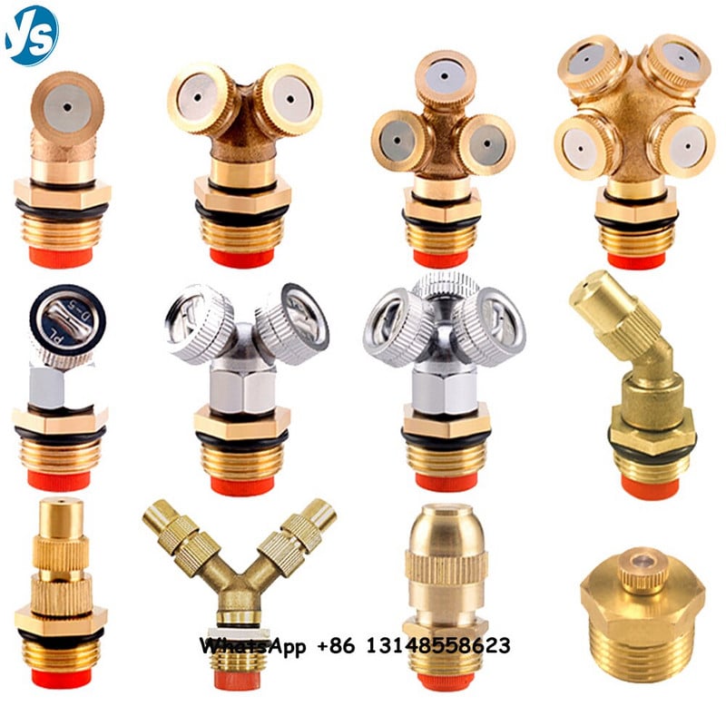 Állítható szórófej Kerti mezőgazdasági permetező permetező fúvóka nagynyomású víz öntöző sprinkler szerelvények tartozékok