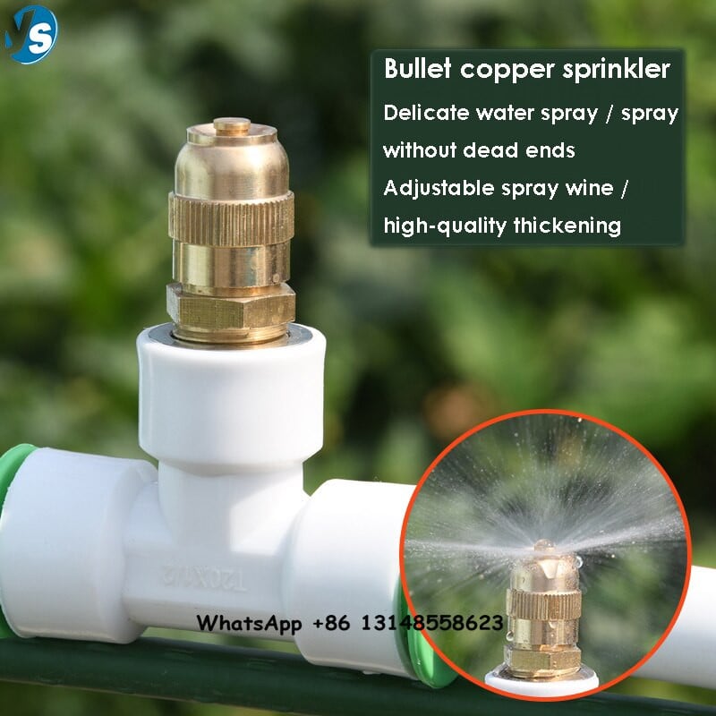 Állítható szórófej Kerti mezőgazdasági permetező permetező fúvóka nagynyomású víz öntöző sprinkler szerelvények tartozékok