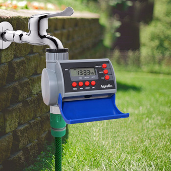 Graden Таймер за поливане Дигитален таймер за вода за дома и градината Система за управление на електромагнитен клапан за напояване с LCD дисплей #21002A