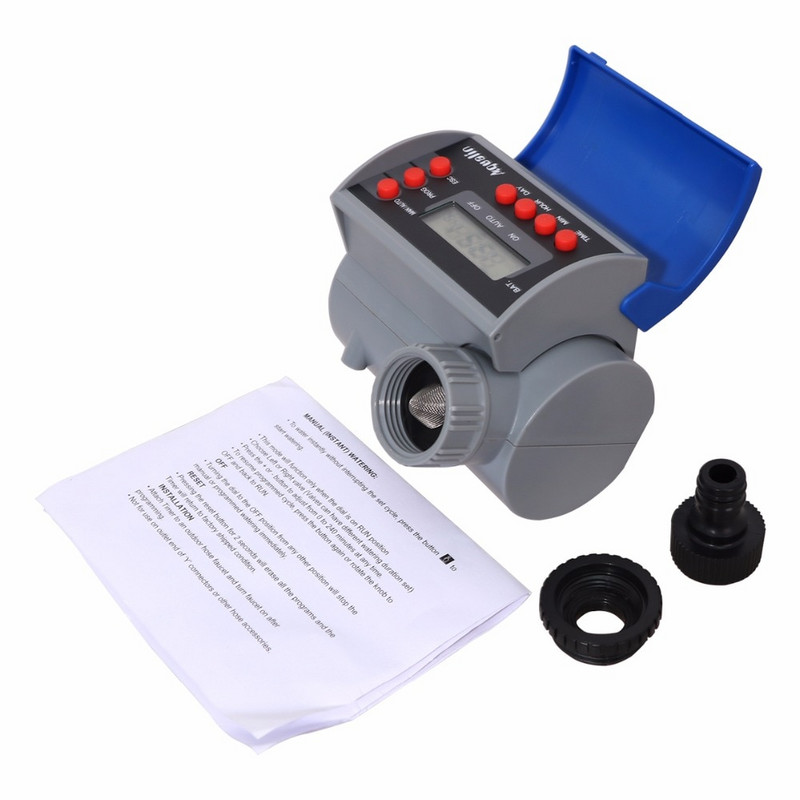 Temporizator de udare digital pentru grădină de casă Temporizator de apă solenoid Sistem de control de irigare cu afișaj LCD #21002A