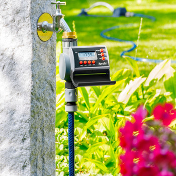 Ηλεκτρομαγνητική βαλβίδα Digital Home Garden Αυτόματο χρονόμετρο νερού Σύστημα ελεγκτή άρδευσης κήπου με οθόνη LCD #21002