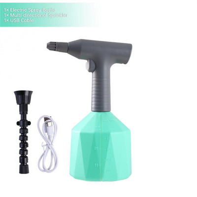 Elektromos szórófejes palack 1 literes automata növényi öntözőkanna Kertészet öntöző virágvíz univerzális fejfertőtlenítő permetező