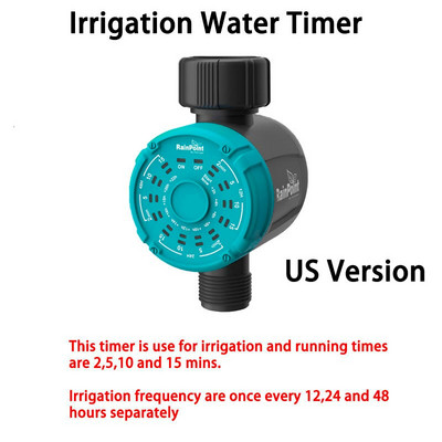 Párásító hűtés Kerti öntözés időzítő Automata elektronikus vízidőzítő Otthoni kert rövid időre öntözés időzítő vezérlőrendszer