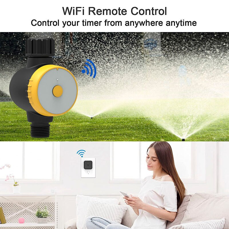 ÚJ Érkezések Kerti intelligens öntözésvezérlő Wifi automatikus csepegtető öntözés időzítő IP55 Smart Garden automatikus öntözőrendszer