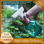 Rankinis automatinis sodo vandens purkštuvo butelis laistymo skardinė Išmanusis laikas Du purškimo režimai USB įkraunami sodo laistymo reikmenys