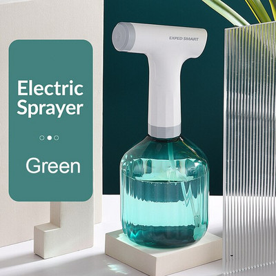 Rankinis automatinis sodo vandens purkštuvo butelis laistymo skardinė Išmanusis laikas Du purškimo režimai USB įkraunami sodo laistymo reikmenys