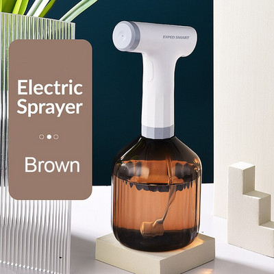 Rankinis automatinis sodo vandens purkštuvo butelis laistymo skardinė Išmanusis laikas Du purškimo režimai USB įkraunami sodo laistymo reikmenys