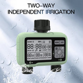 2 išleidimo angų vandens laikmatis Super laiko nustatymo sistema Tiksliai laistyti lauko automatinis laistymas, visiškai reguliuojama programa
