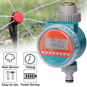Temporizator de udare a grădinii Senzor de ploaie rezistent la apă Controler de irigare Supapă digitală automată programabilă Instrument pentru sistem de picurare a plantelor