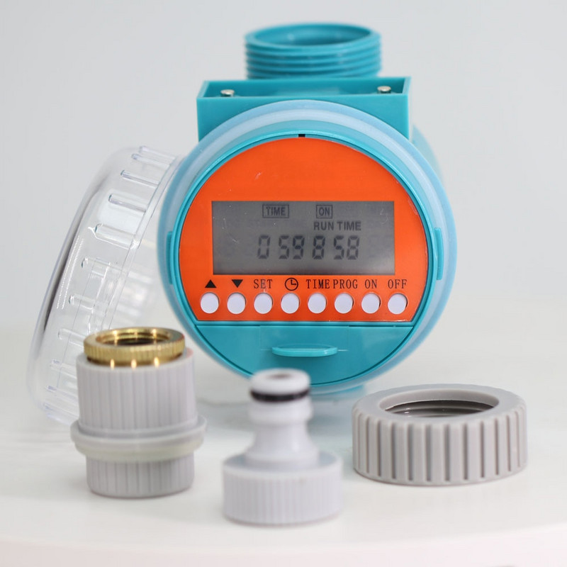 Temporizator de udare a grădinii Senzor de ploaie rezistent la apă Controler de irigare Supapă digitală automată programabilă Instrument pentru sistem de picurare a plantelor