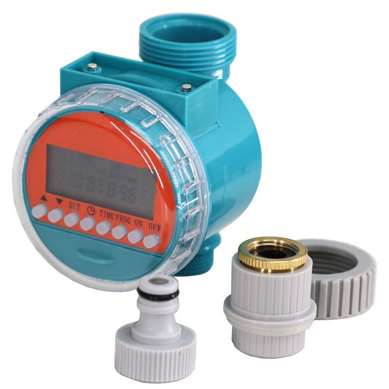 Temporizator de udare a grădinii Senzor de ploaie rezistent la apă Controler de irigare Supapă digitală automată programabilă Instrument pentru sistem de picurare a plantelor