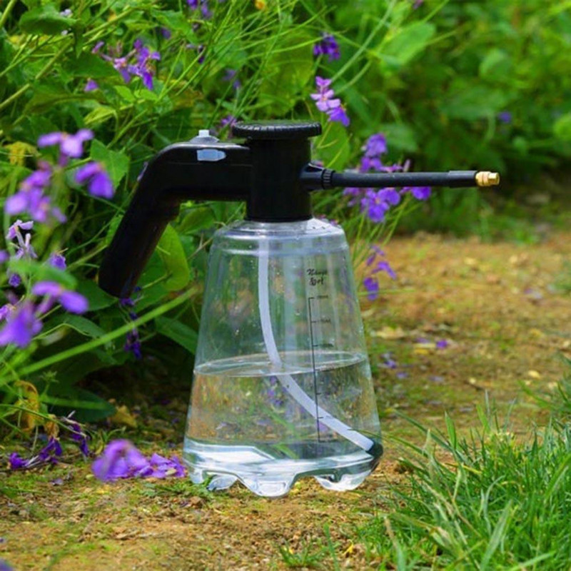 2 literes kerti elektromos permetező 360 állítható elektromos automata nyomású vízpermetező palack Kertészeti öntözőkanna vizesedény