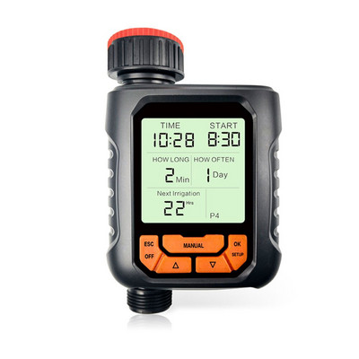 Intelligens automata öntöző vezérlő Balkon család vízidőzítő Automata csepegtető öntözőrendszer vezérlő LCD kijelző