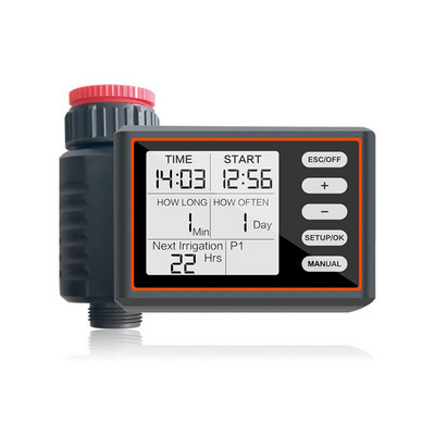 Intelligens automata öntöző vezérlő Balkon család vízidőzítő Automata csepegtető öntözőrendszer vezérlő LCD kijelző