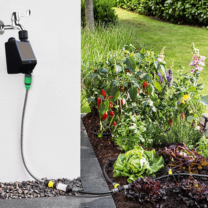 ZIGBEE Smart Garden öntözési időzítő WIFI csepegtető öntözőrendszer golyósszelep állítható áramlási sebesség vízszabályozó DN20 DN15