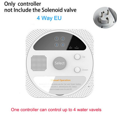 Temporizator inteligent de udare WIFI Controler de irigare a grădinii Supapă de apă Temporizator de irigare Sistem inteligent de udare Temporizator de apă WIFI