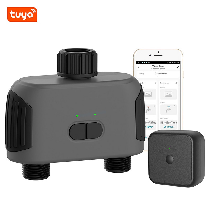 Dvosmjerni pametni ventil za vodu Sustav za automatsko navodnjavanje vrta Pametni mjerač vremena za navodnjavanje vrta Wifi automatski kontroler za navodnjavanje kap po kap