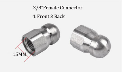 Nagynyomású vízsugár leeresztő cső csatornatisztító fúvóka forgó csatorna fúvóka mosó nagynyomású tömlő fúvóka