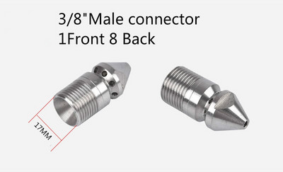Nagynyomású vízsugár leeresztő cső csatornatisztító fúvóka forgó csatorna fúvóka mosó nagynyomású tömlő fúvóka