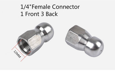 Nagynyomású vízsugár leeresztő cső csatornatisztító fúvóka forgó csatorna fúvóka mosó nagynyomású tömlő fúvóka