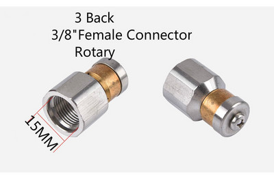 Nagynyomású vízsugár leeresztő cső csatornatisztító fúvóka forgó csatorna fúvóka mosó nagynyomású tömlő fúvóka