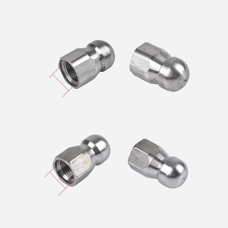 Nagynyomású vízsugár leeresztő cső csatornatisztító fúvóka forgó csatorna fúvóka mosó nagynyomású tömlő fúvóka