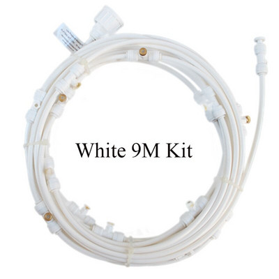 6/9/12/15/18M välijahutus siseõue udusüsteemi ventilaator jahuti vesi udu aiamaja pihusti kuuma udu udusüsteem