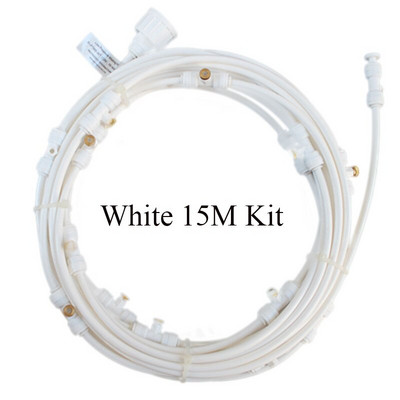 6/9/12/15/18M välijahutus siseõue udusüsteemi ventilaator jahuti vesi udu aiamaja pihusti kuuma udu udusüsteem