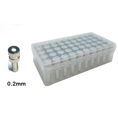 50 buc/cutie Duză de blocare rapidă cu alunecare Duze de aburire Răcire de grădină Aspersor pentru irigare Umidificare Udare Pulverizator pentru amenajare a teritoriului