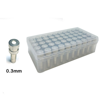 50 buc/cutie Duză de blocare rapidă cu alunecare Duze de aburire Răcire de grădină Aspersor pentru irigare Umidificare Udare Pulverizator pentru amenajare a teritoriului