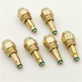 Põleti pihusti vanaõli kütusedüüs 0,5,0,8,1,0,1,2,1,5,2,2,5,3mm avaga sifoonikoonus messingist pihustusjoaga katla põlemisjuga