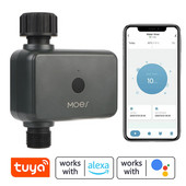Smart Alexa Bluetooth öntözési időzítő elektronikus automatikus öntözési kerti öntözésvezérlő elemmel működik
