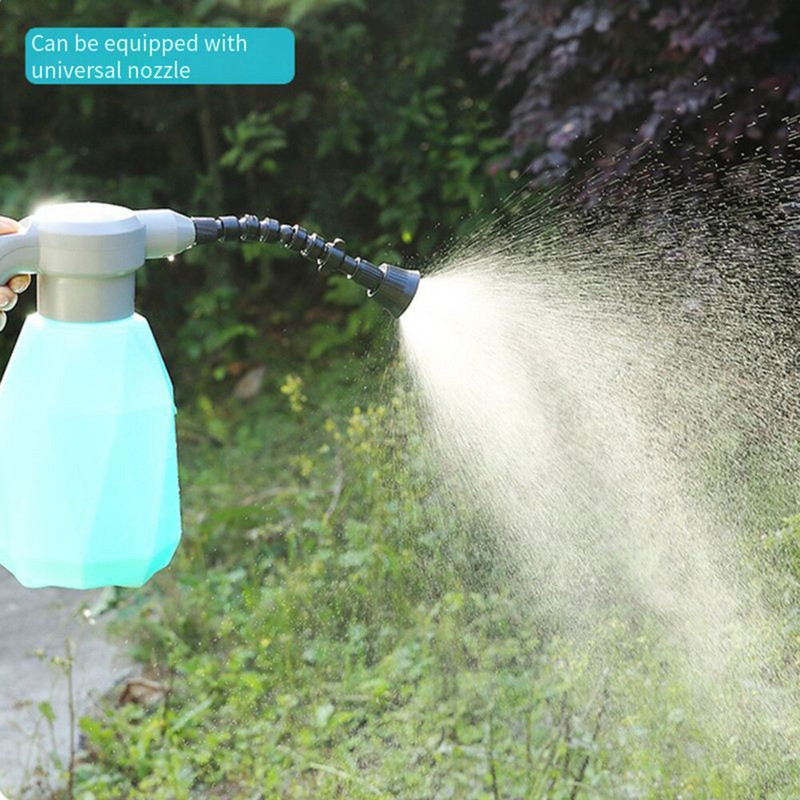 2 literes automata elektromos öntözőkanna Kertészeti növény USB újratölthető spray Fogger palack kézi fertőtlenítő permetezőgép