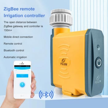 Tuya Zigbee Smart Garden Watering Timer Έξυπνο σύστημα ποτίσματος με σταγόνες Ενσωματωμένο σύστημα καταγραφής ροής νερού Ελεγκτής νερού