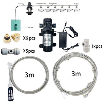 5L/Min DC 12V 60W Αυτόματος διακόπτης Αντλία Νερού Μικροδιαφράγματος Υψηλής Πίεσης Ψεκασμός