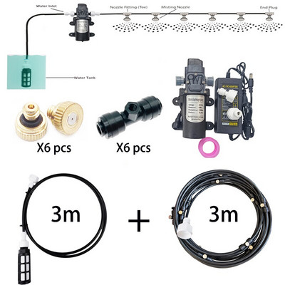 5L/min DC 12V 60W automata kapcsoló mikromembrános vízszivattyú nagynyomású ködpermet