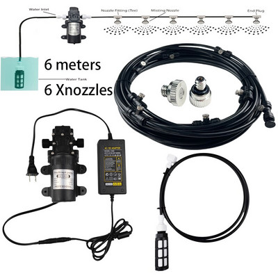 5L/min DC 12V 60W automata kapcsoló mikromembrános vízszivattyú nagynyomású ködpermet
