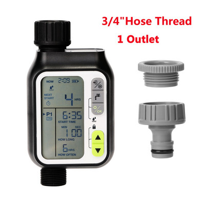 Programmeeritav kastmisvihmutite süsteem digitaalse vooliku segisti taimeriga akuga töötav automaatne niisutuskontroller 2 väljalaskeavaga