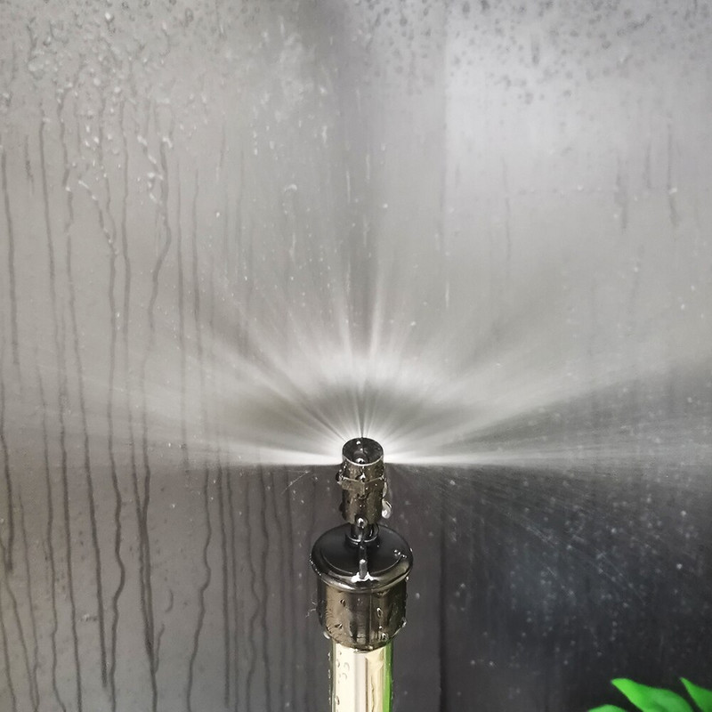 100 vnt 180 laipsnių lūžio purkštukų purkštuvai su 1/4 colio arba 4/7 mm sraigtinėmis spygliuočių jungtimis refrakcijos purškimo galvutės antgaliu