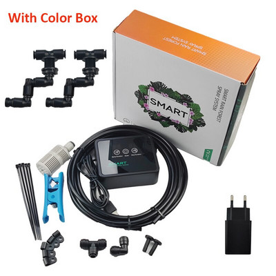 Intelligens Reptile Fogger Terrárium Párásító Elektronikus Időzítő Automatikus Rainforest Spray System Kit Sprinkler Control