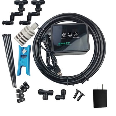 Intelligens Reptile Fogger Terrárium Párásító Elektronikus Időzítő Automatikus Rainforest Spray System Kit Sprinkler Control