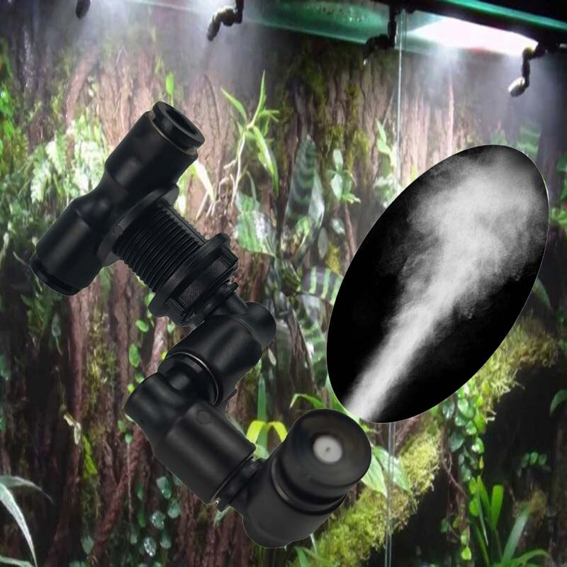 Intelligens Reptile Fogger Terrárium Párásító Elektronikus Időzítő Automatikus Rainforest Spray System Kit Sprinkler Control