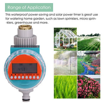 Solar Power Garden Water Timers Εξοικονόμηση ενέργειας LCD Βαλβίδα ελέγχου άρδευσης Προγραμματιζόμενη συσκευή ποτίσματος Smart Home Flowers