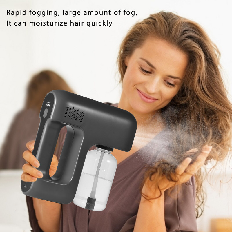 400 ml-es Nano Mist permetező fertőtlenítő gép kézi porlasztó szórópisztoly vezeték nélküli elektromos ULV ködképző irodai kerti permetezőhöz